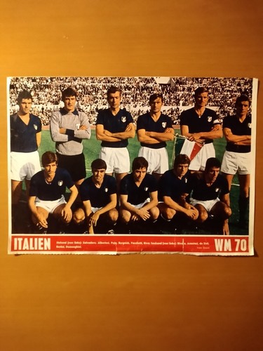 Italienische nationalelf 70 - italienische, nationalelf,wm
