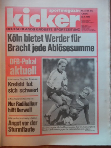 Kicker 9 1983 - kicker, 22.9.