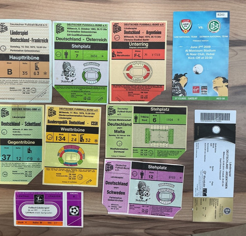 Tickets eintrittskarten - x,
